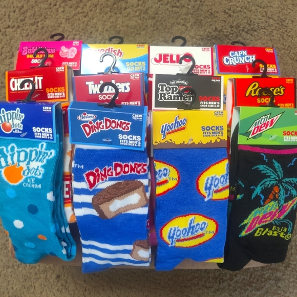 Crew SNACK Socks 12 pairs NIP Fits Men's Shoe Size 6-12